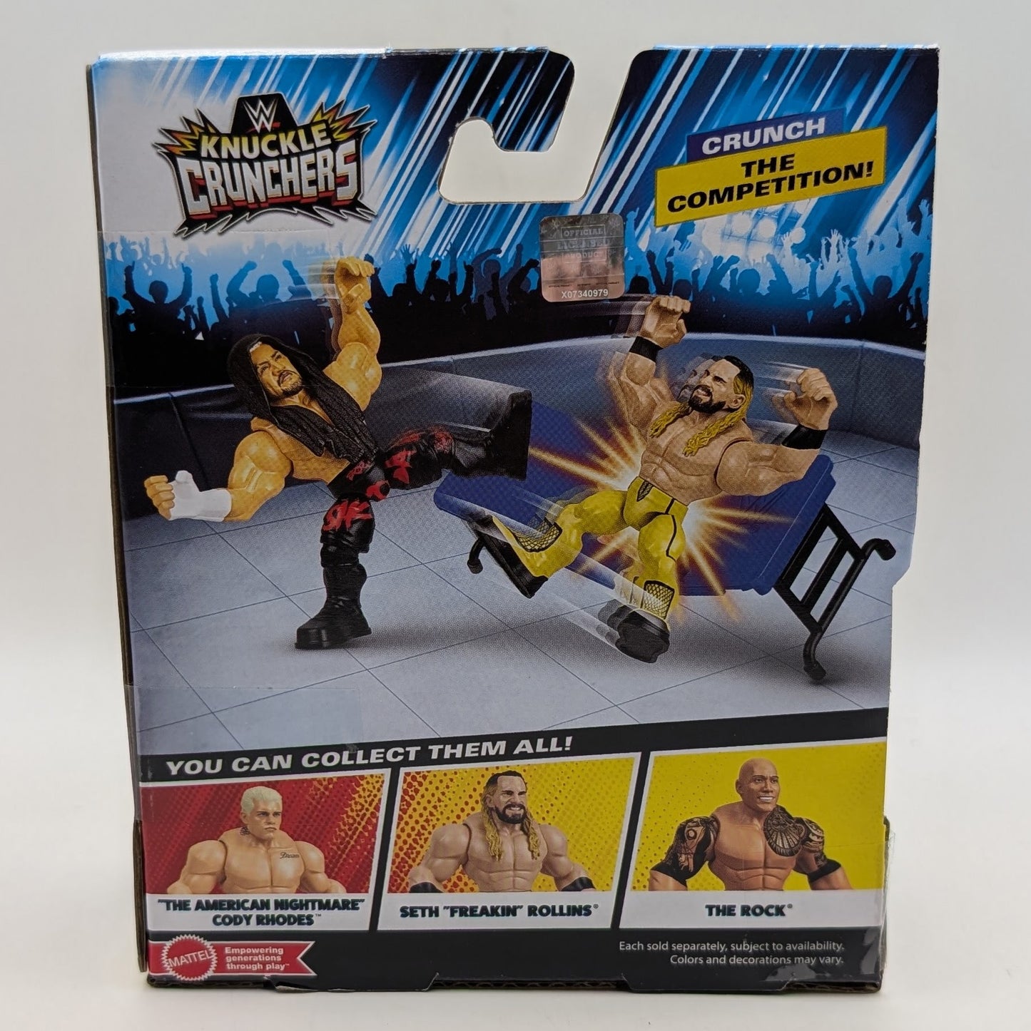 Mattel WWE Knuckle Crunchers 8 Solo Sikoa
