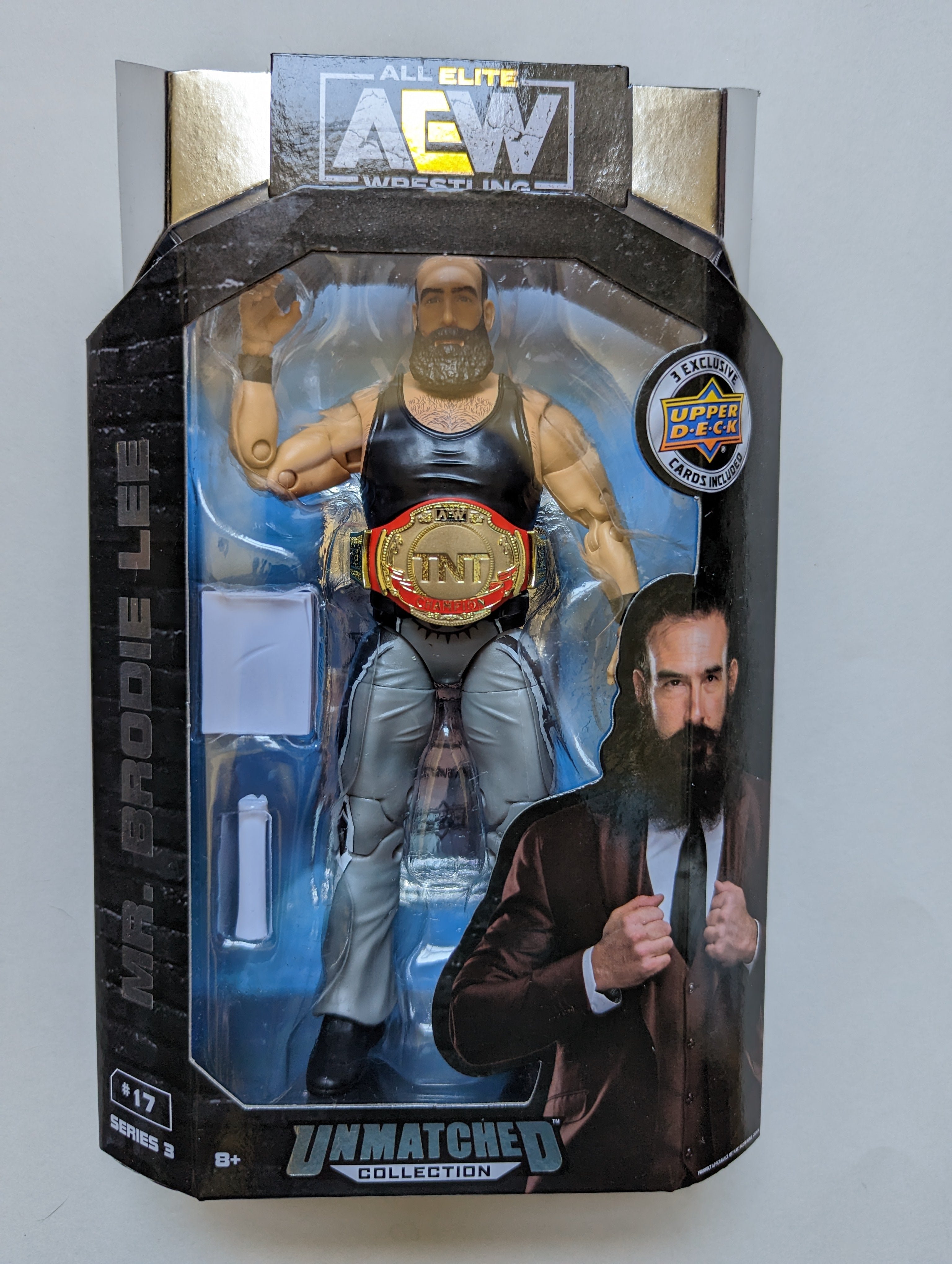 AEW Unmatched 3 Mr. Brodie Lee Dark Order J J Figures